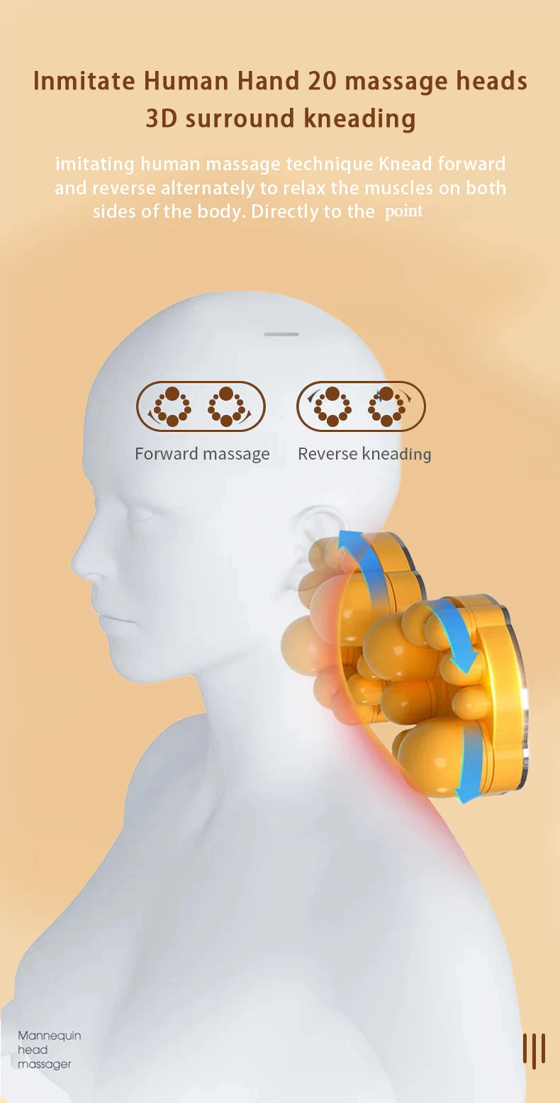 Relivra Deep-Knead Neck & Back Massager